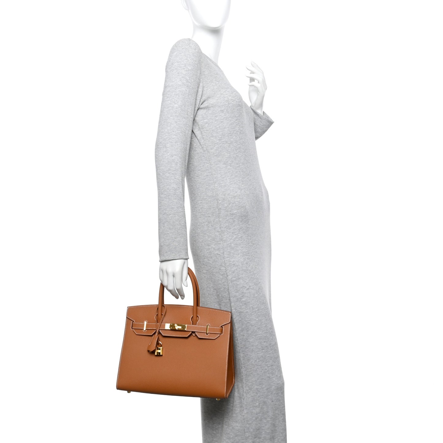 Epsom Birkin Sellier 30 Gold