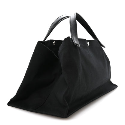 The Row Cotton Twill East West Idaho Tote Black 3 of 9