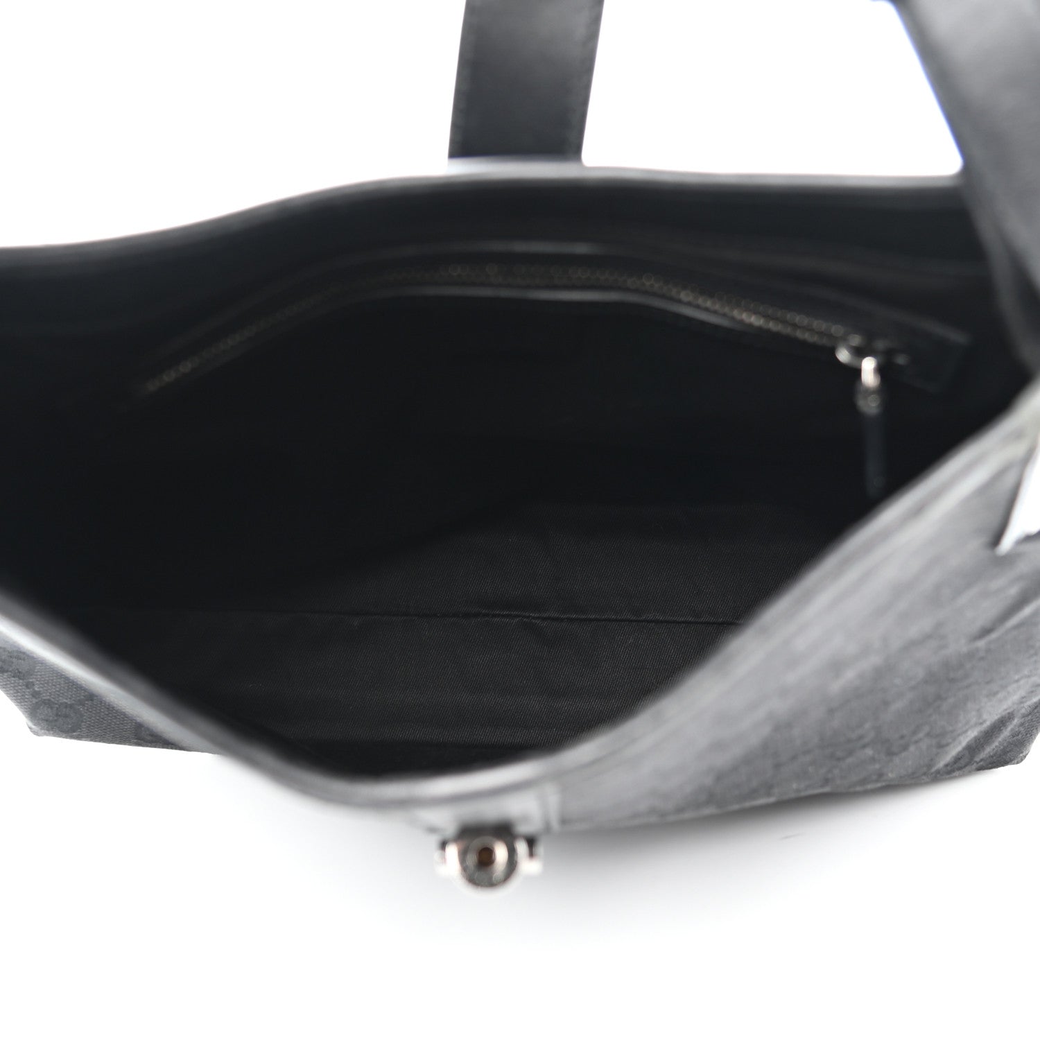 Gucci Monogram Piston Shoulder Bag Black 5 of 11