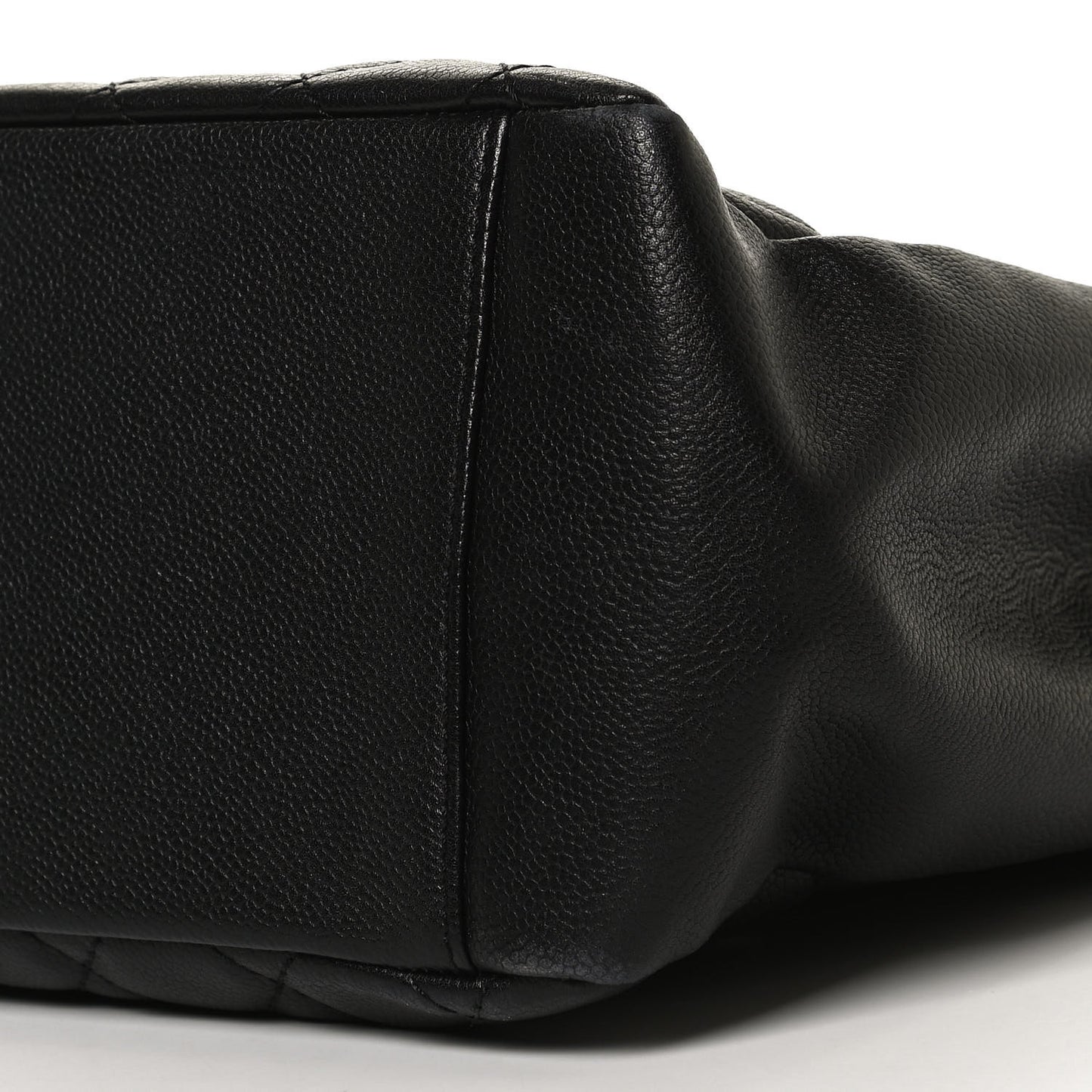 Caviar Quilted Grand Shopping Tote GST Black
