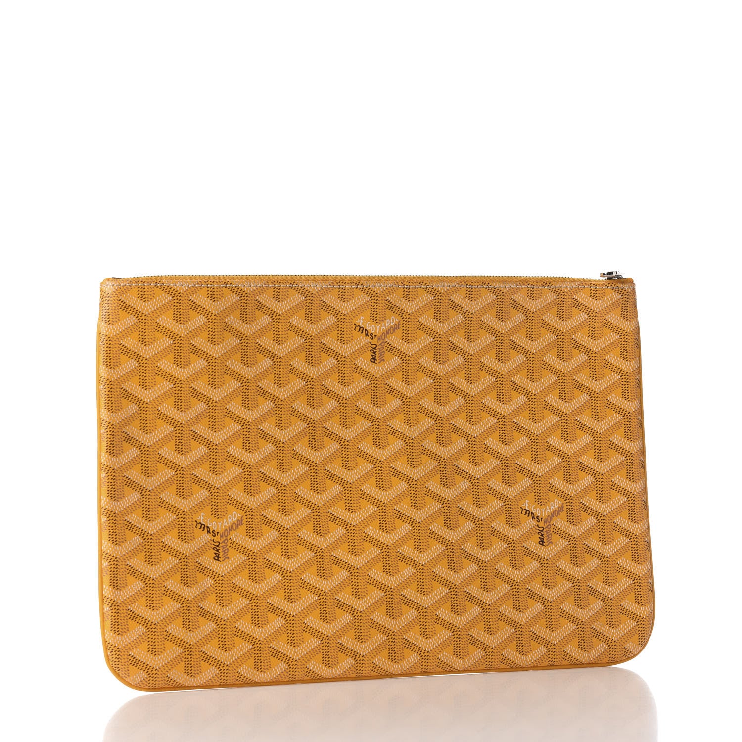 Goyard Goyardine Senat Pochette MM Yellow 4 of 18