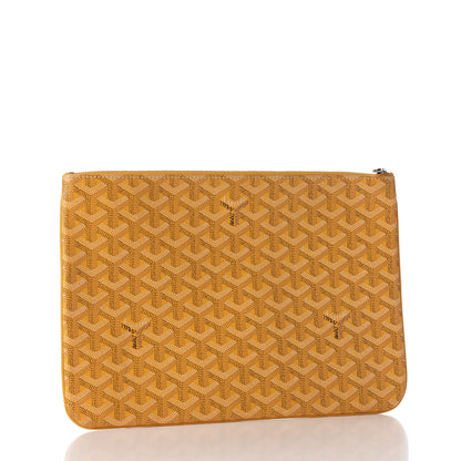 Goyard Goyardine Senat Pochette MM Yellow 4 of 18