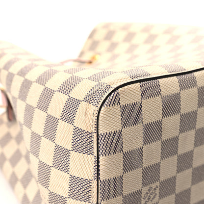 Louis Vuitton Damier Azur Neonoe MM Eau De Rose 11 of 15