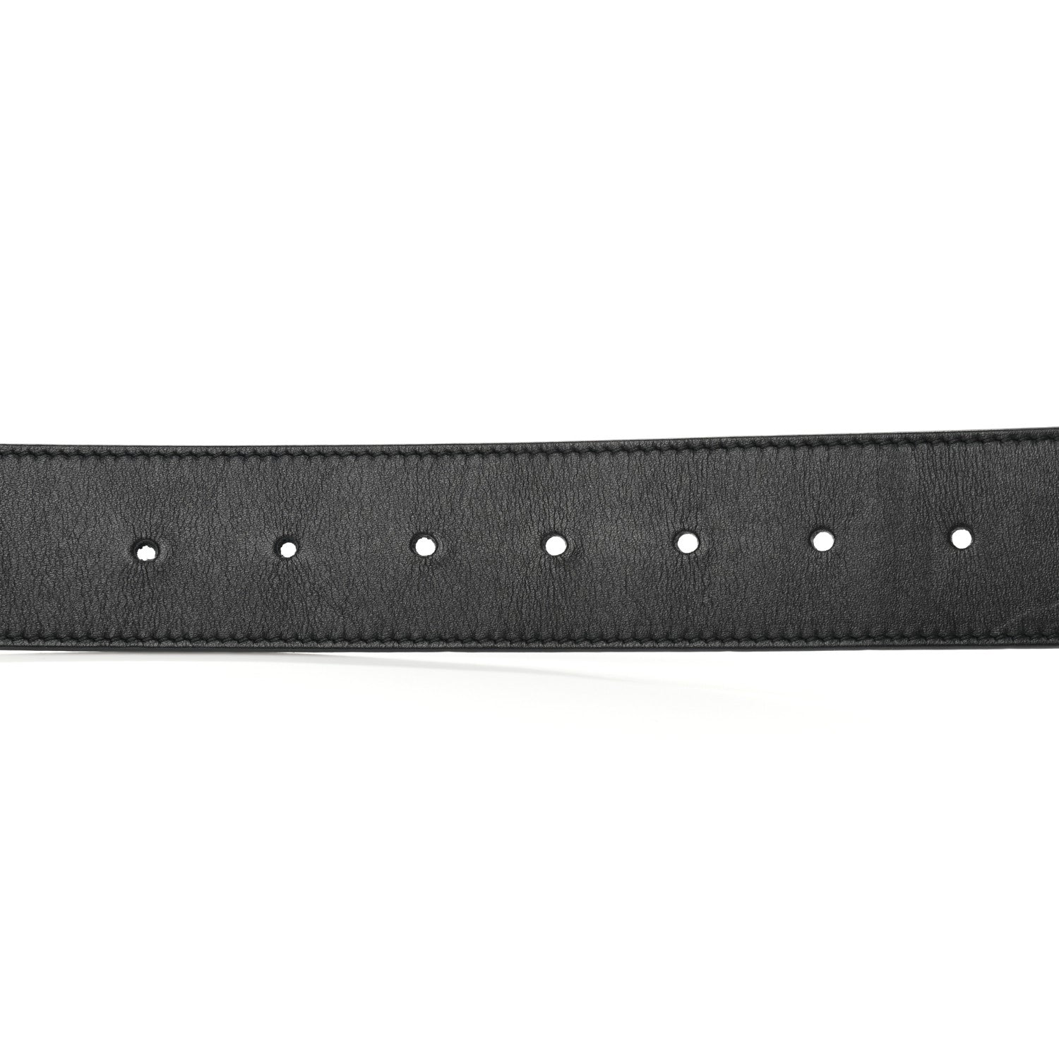 Gucci Moon Calfskin Pearl Double G 40mm Belt 110 44 Black Cream 5 of 8