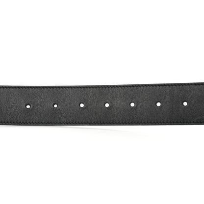 Gucci Moon Calfskin Pearl Double G 40mm Belt 110 44 Black Cream 5 of 8