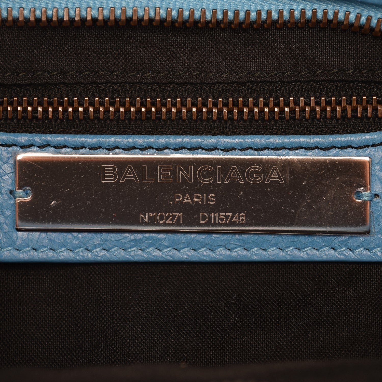 Balenciaga Agneau Classic Hardware City Bleu Azur Clair 7 of 8