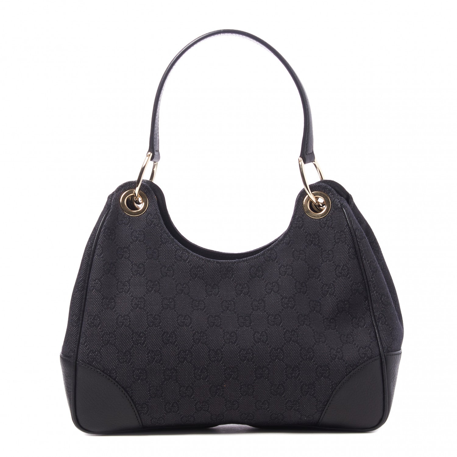 Gucci Monogram Hobo Black 1 of 9