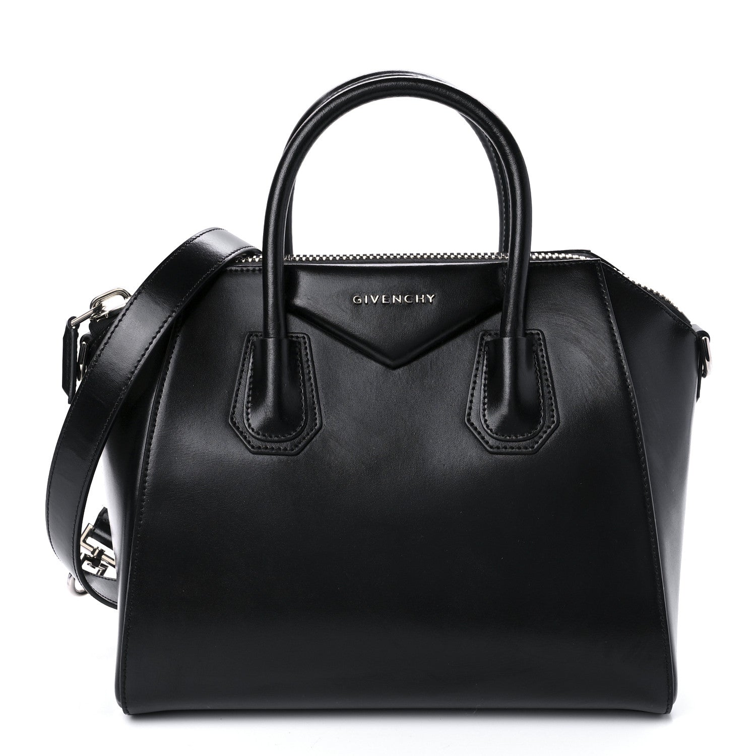Givenchy Shiny Lord Calfskin Small Antigona Black 1 of 10