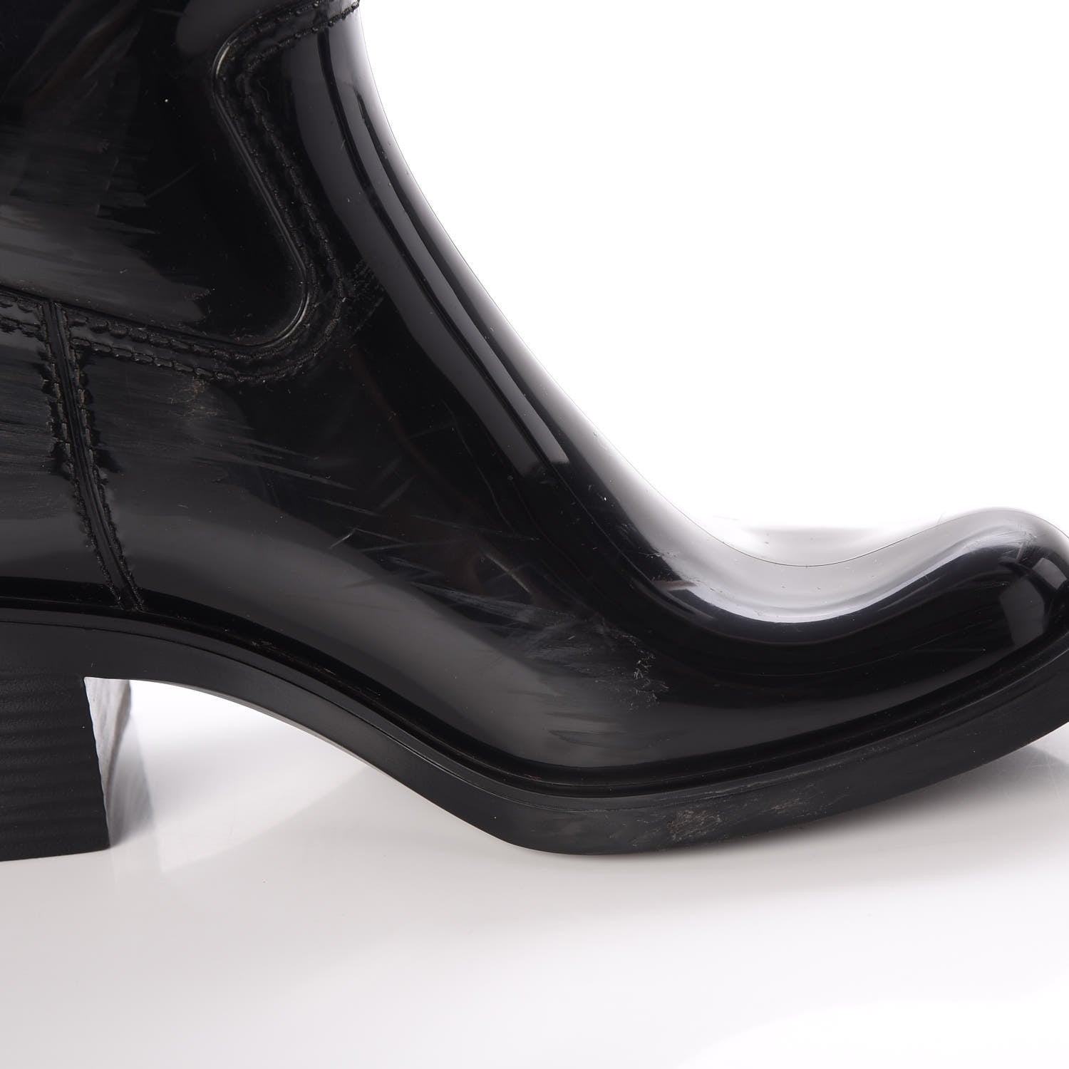 Gucci GG Rubber Rain Boot 37 Nero Black 17 of 18