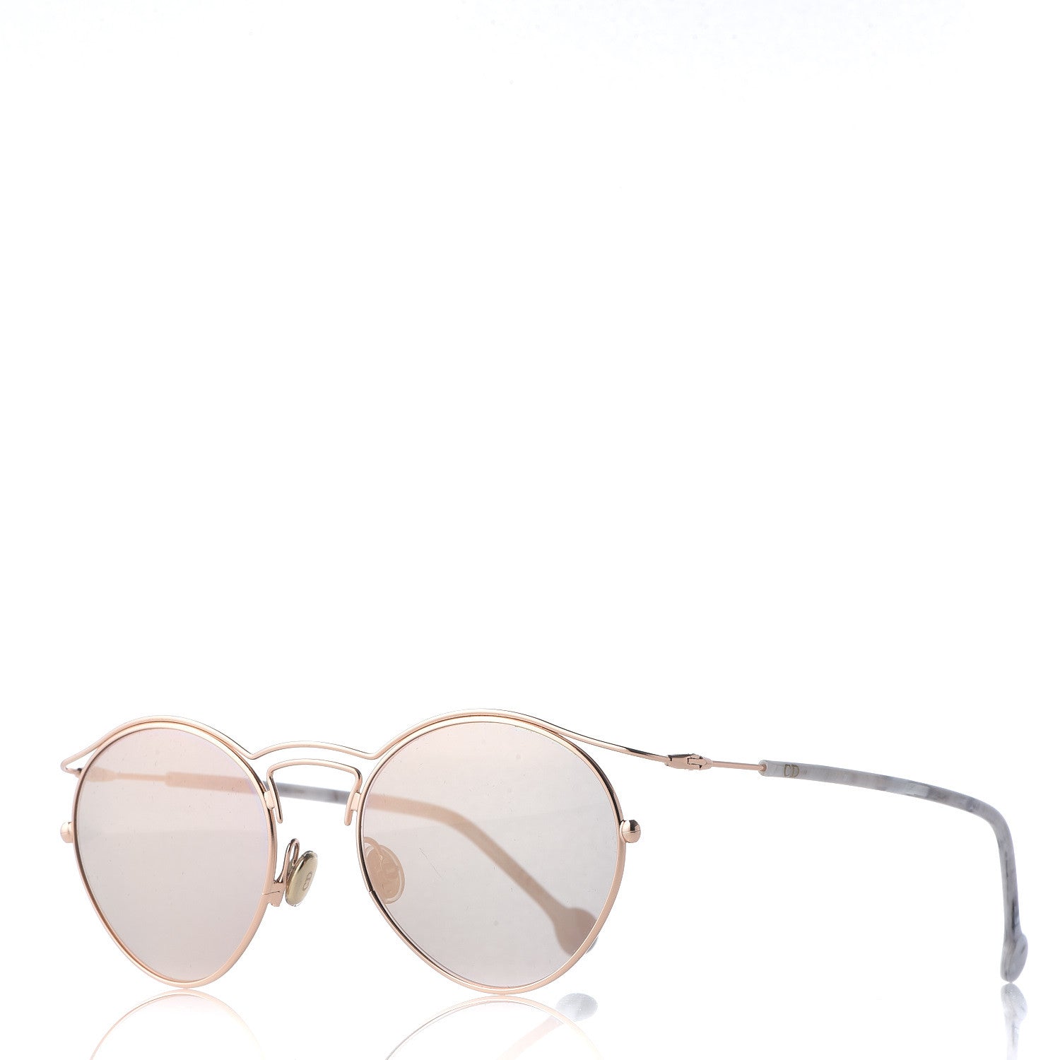 Christian Dior Origins 1 Sunglasses DDB0J Rose Gold Grey 1 of 10