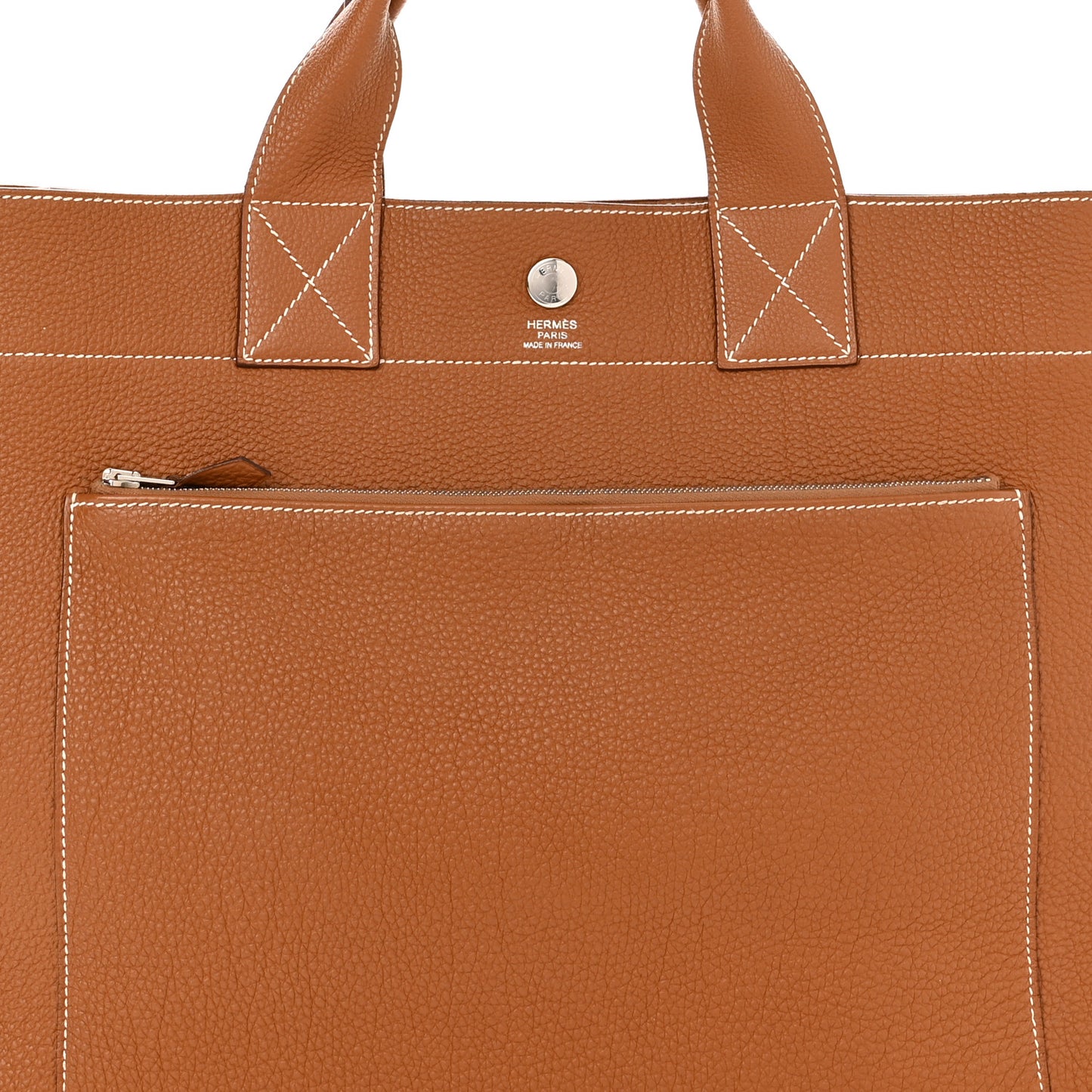 Togo Front Pocket Tote Gold