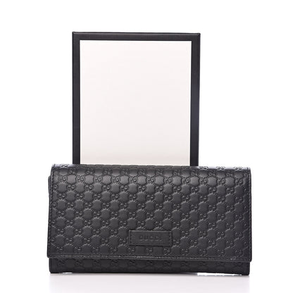 Gucci Soft Microguccissima Continental Wallet Black 9 of 9