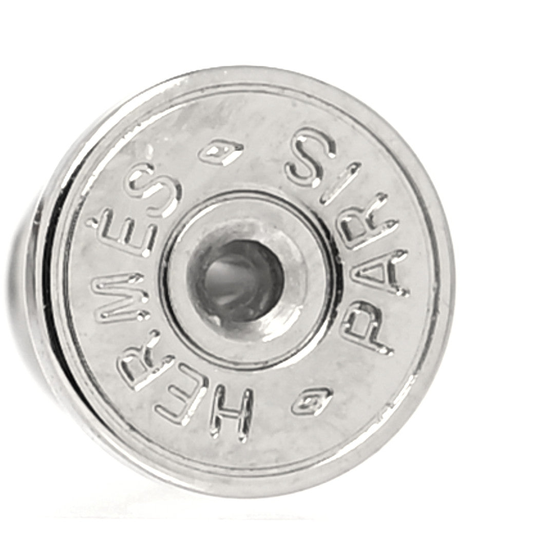 Hermes Lacquered Horn H Equipe Earrings Sable 4 of 5