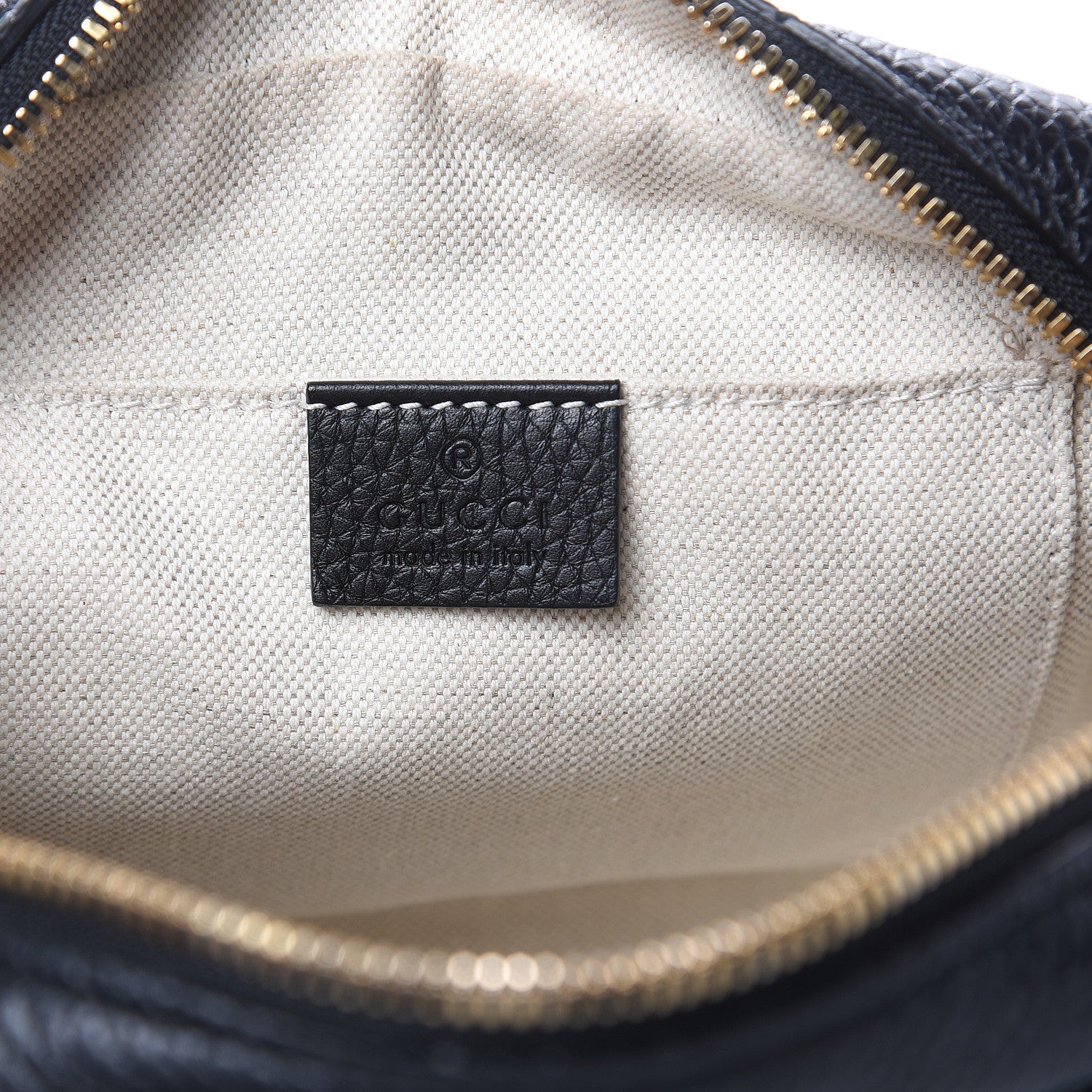 Gucci Pebbled Calfskin Small Soho Disco Bag Black 6 of 11