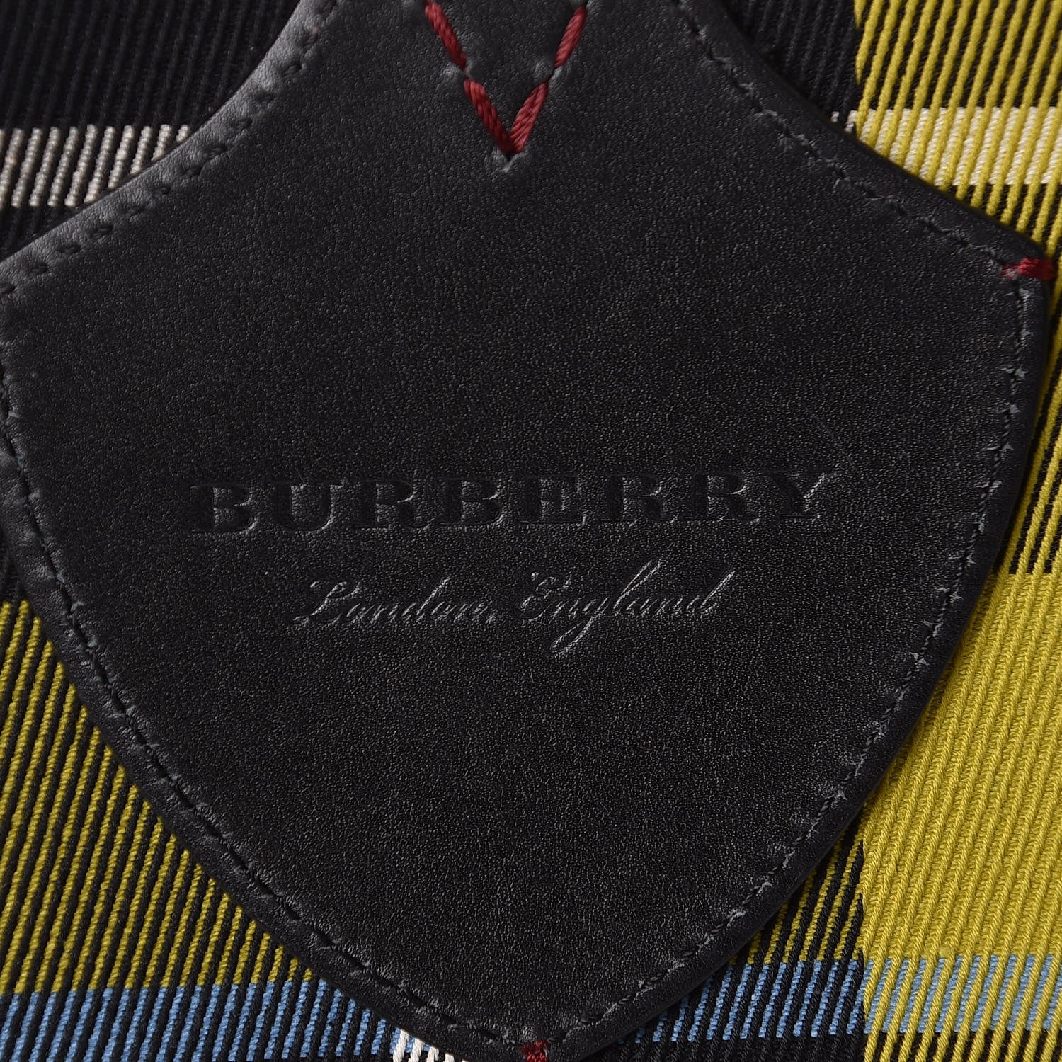 Burberry Vintage Check Medium The Giant Reversible Tote Racing Caramel Flax Yellow 10 of 11
