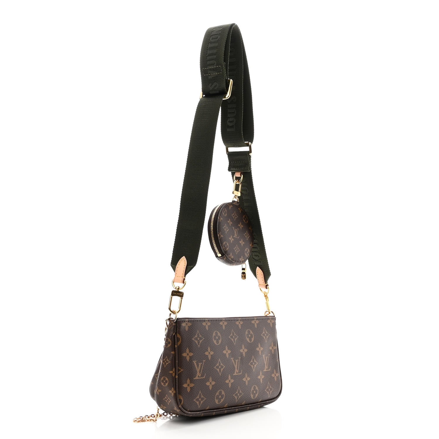 Louis Vuitton Monogram Multi Pochette Accessories Kaki 3 of 10