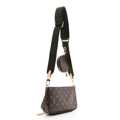 Louis Vuitton Monogram Multi Pochette Accessories Kaki 3 of 10