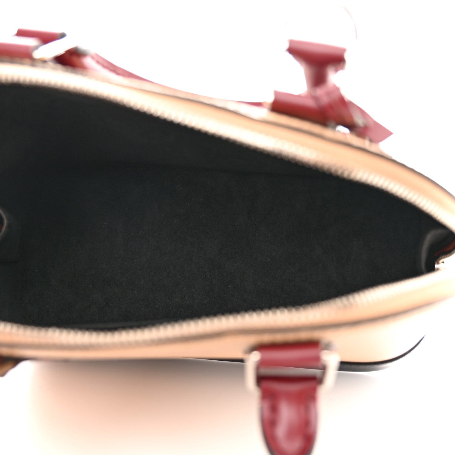 Louis Vuitton Epi Tri-Color Alma BB Vanilla Fuchsia Black 5 of 9