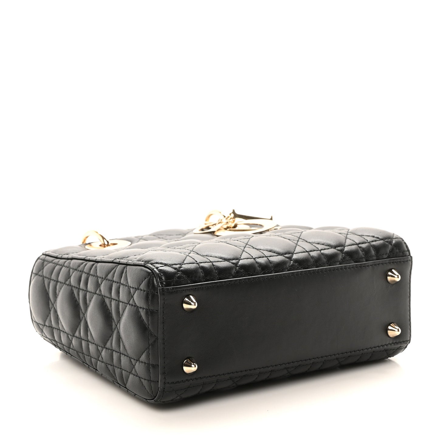 Lambskin Cannage Small My ABCDior Lady Dior Black