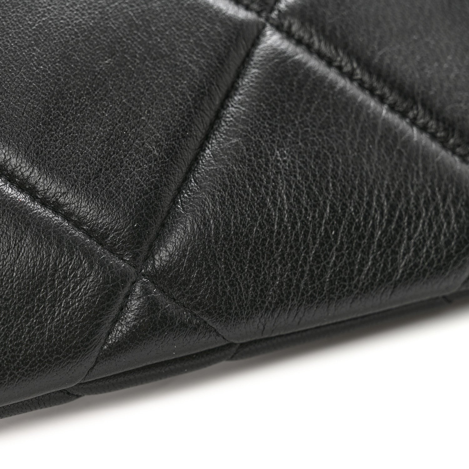 Chanel Lambskin Quilted Large Chanel 19 Cosmetic Case Black 12 of 12