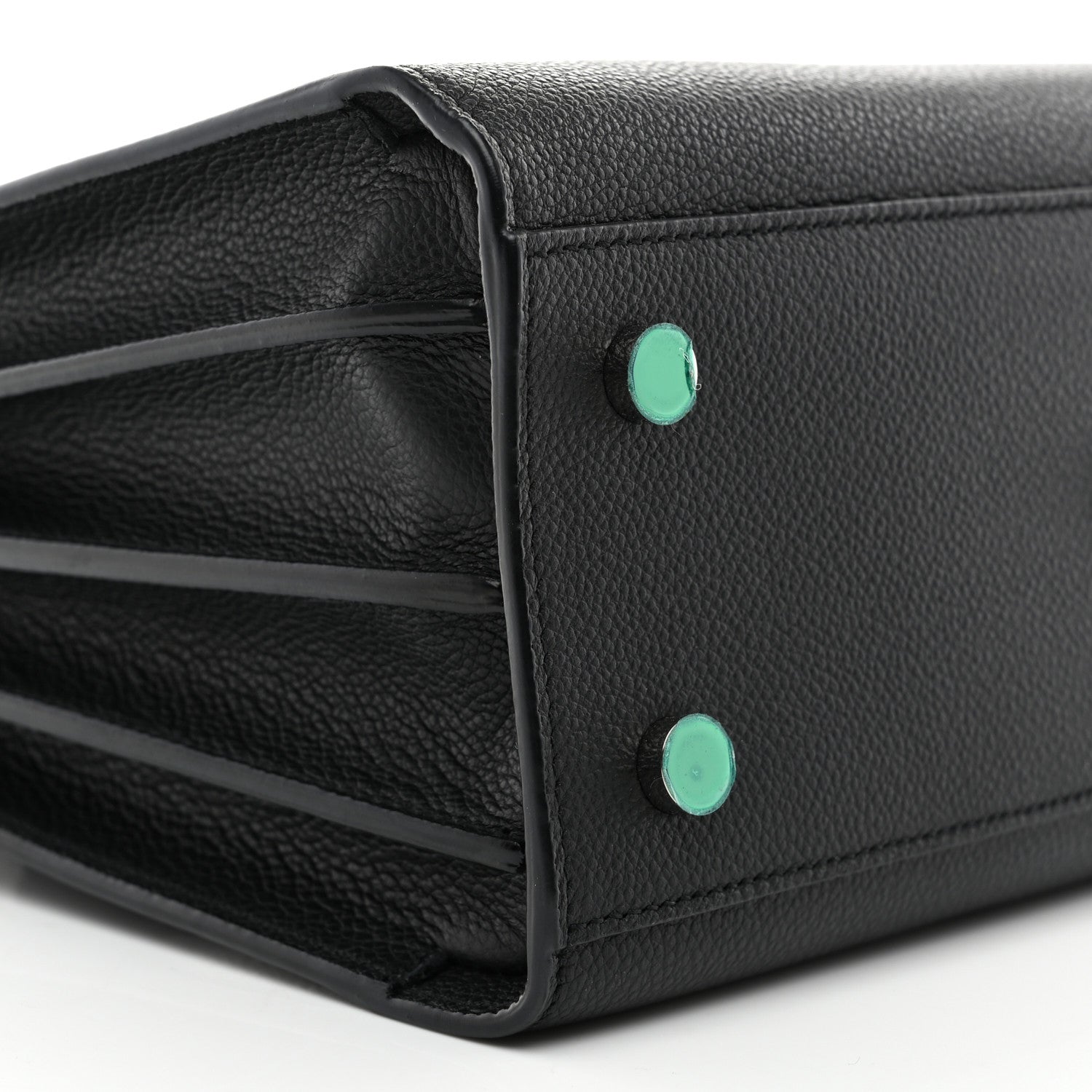 Saint Laurent Grained Calfskin Baby Sac De Jour Black 9 of 10