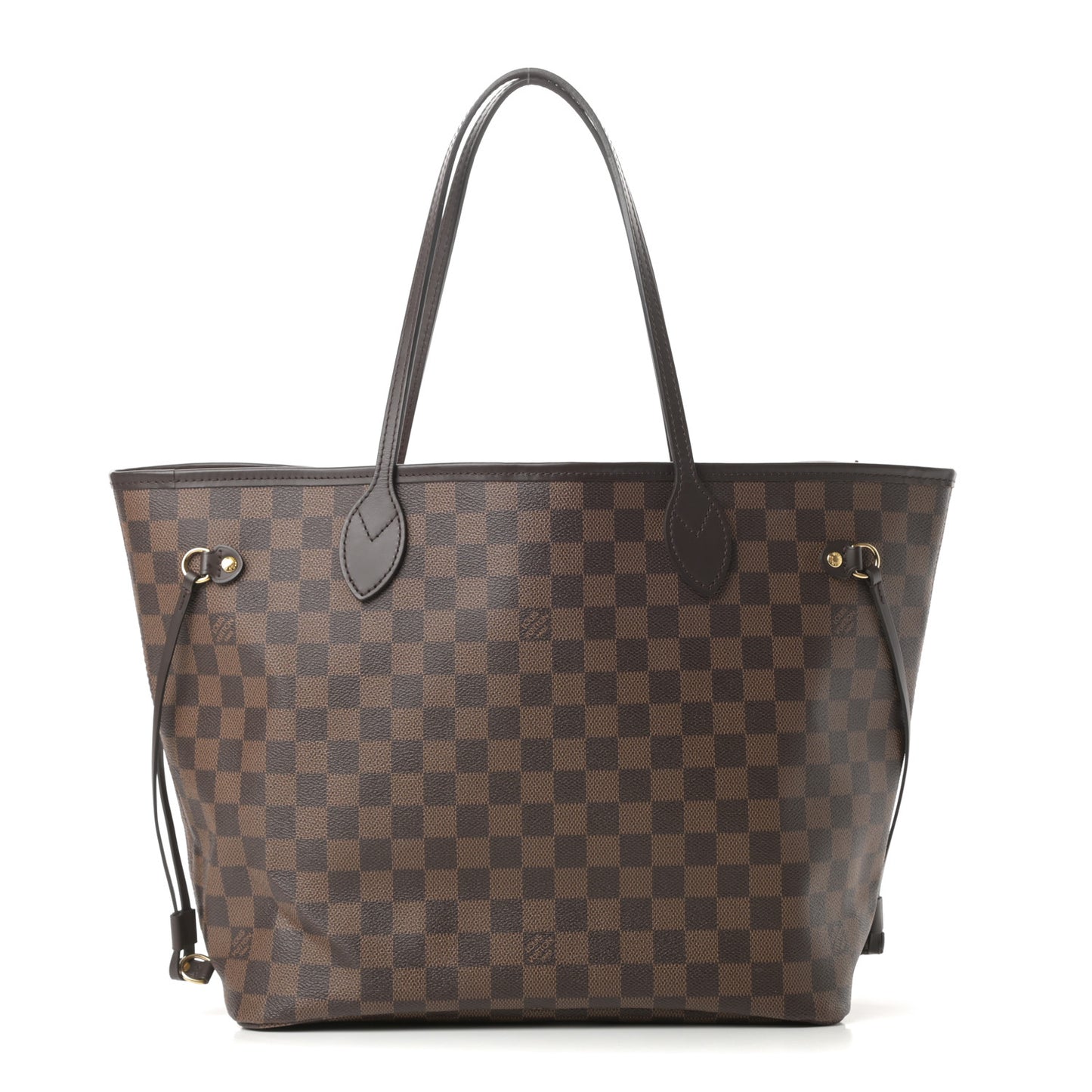 Damier Ebene Neo Neverfull MM Rose Ballerine
