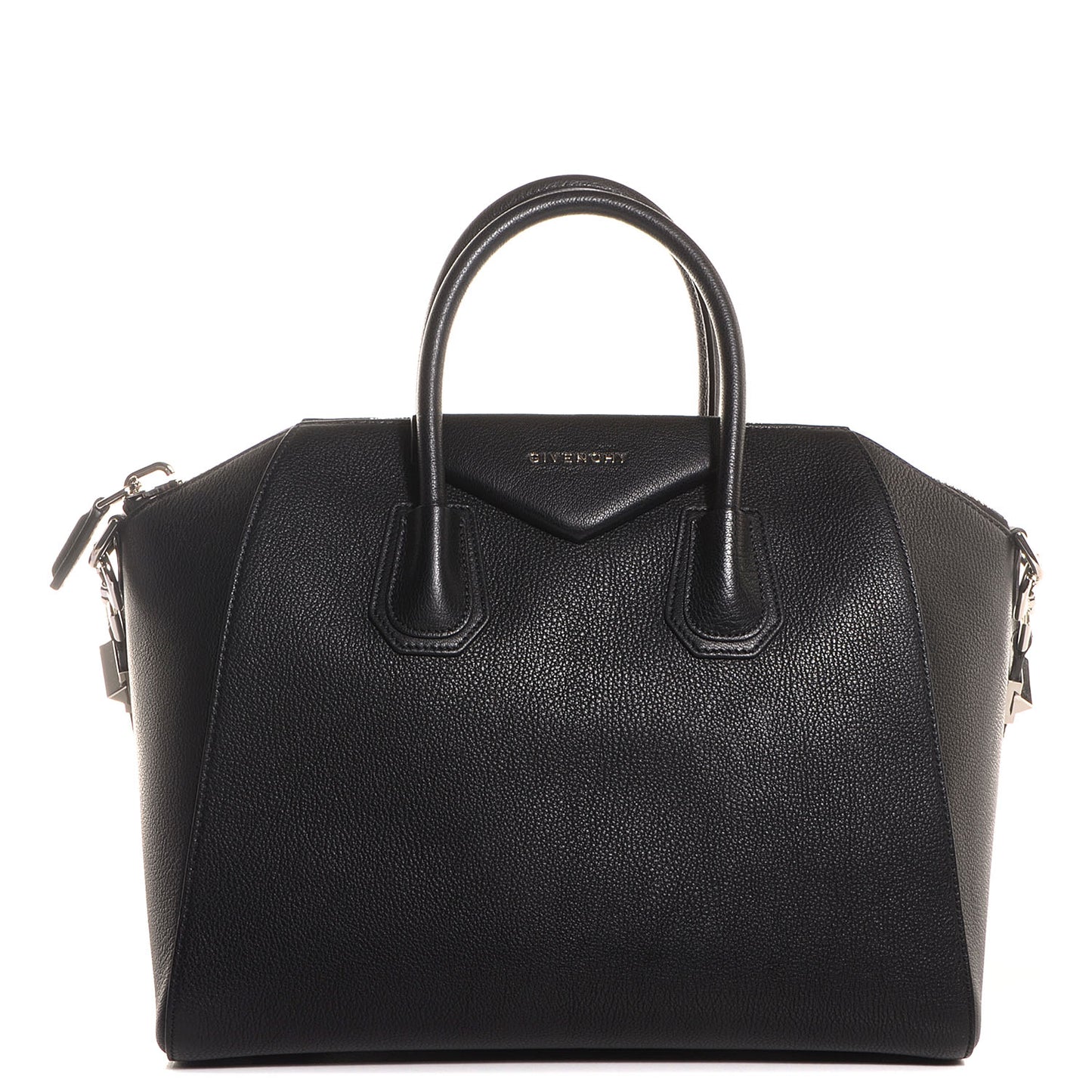 Sugar Goatskin Medium Antigona Black