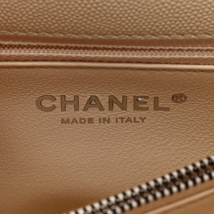 Chanel Caviar Lizard Quilted Medium Coco Handle Flap White 6 of 10