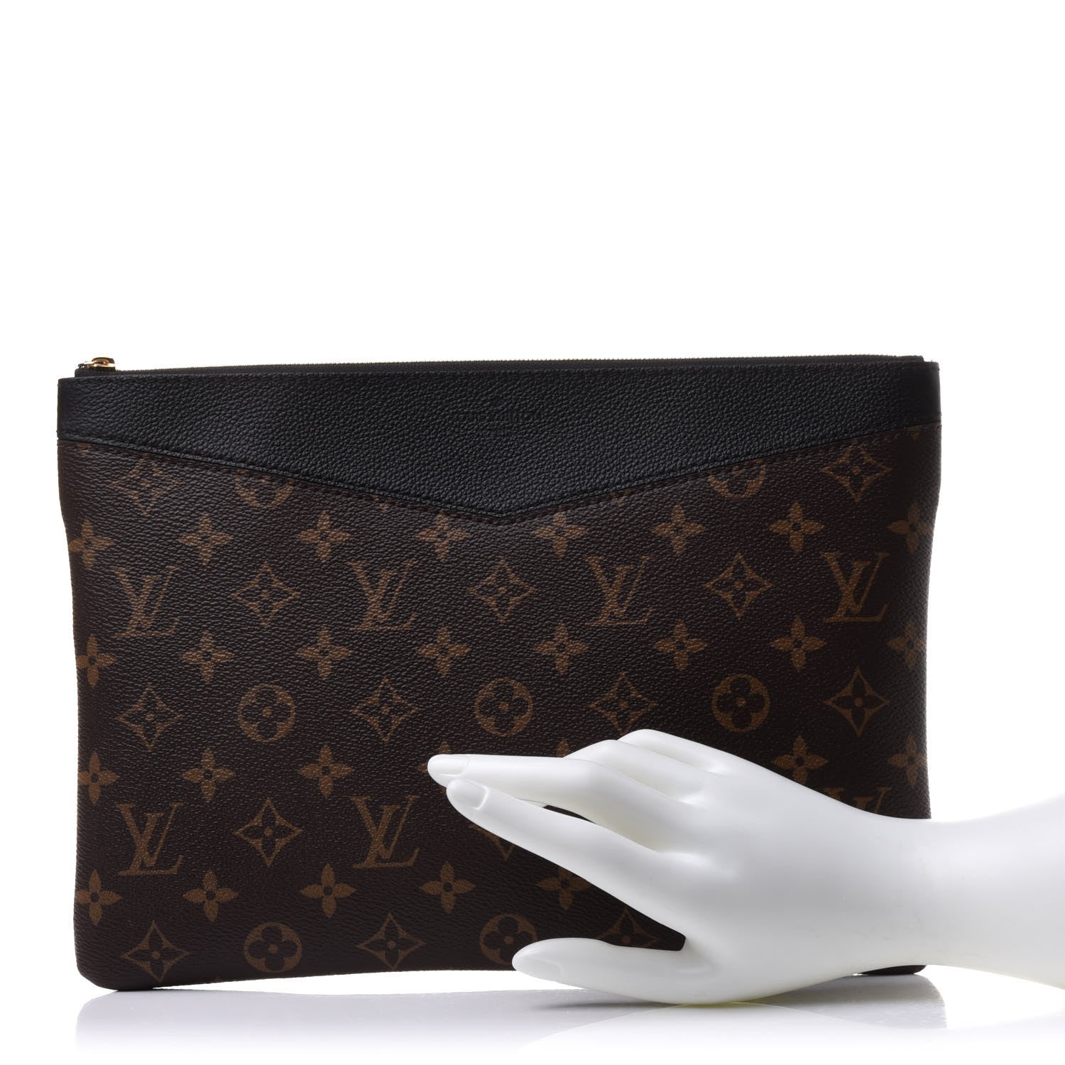 Louis Vuitton Monogram Daily Pouch Black 2 of 8