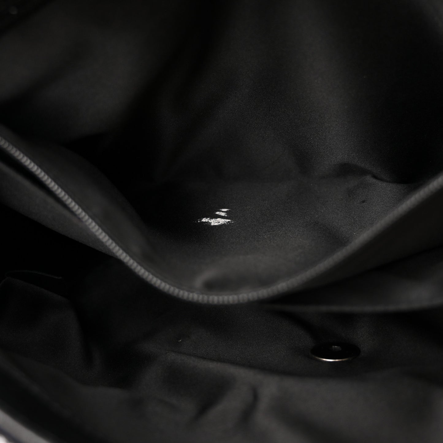 Tweed Faux Fur Patchwork Jumbo Single Flap Black