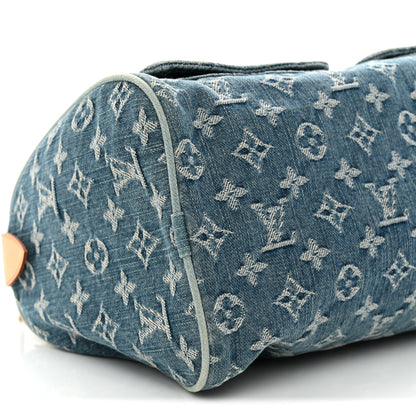 Louis Vuitton Monogram Denim Neo Speedy Blue 9 of 10