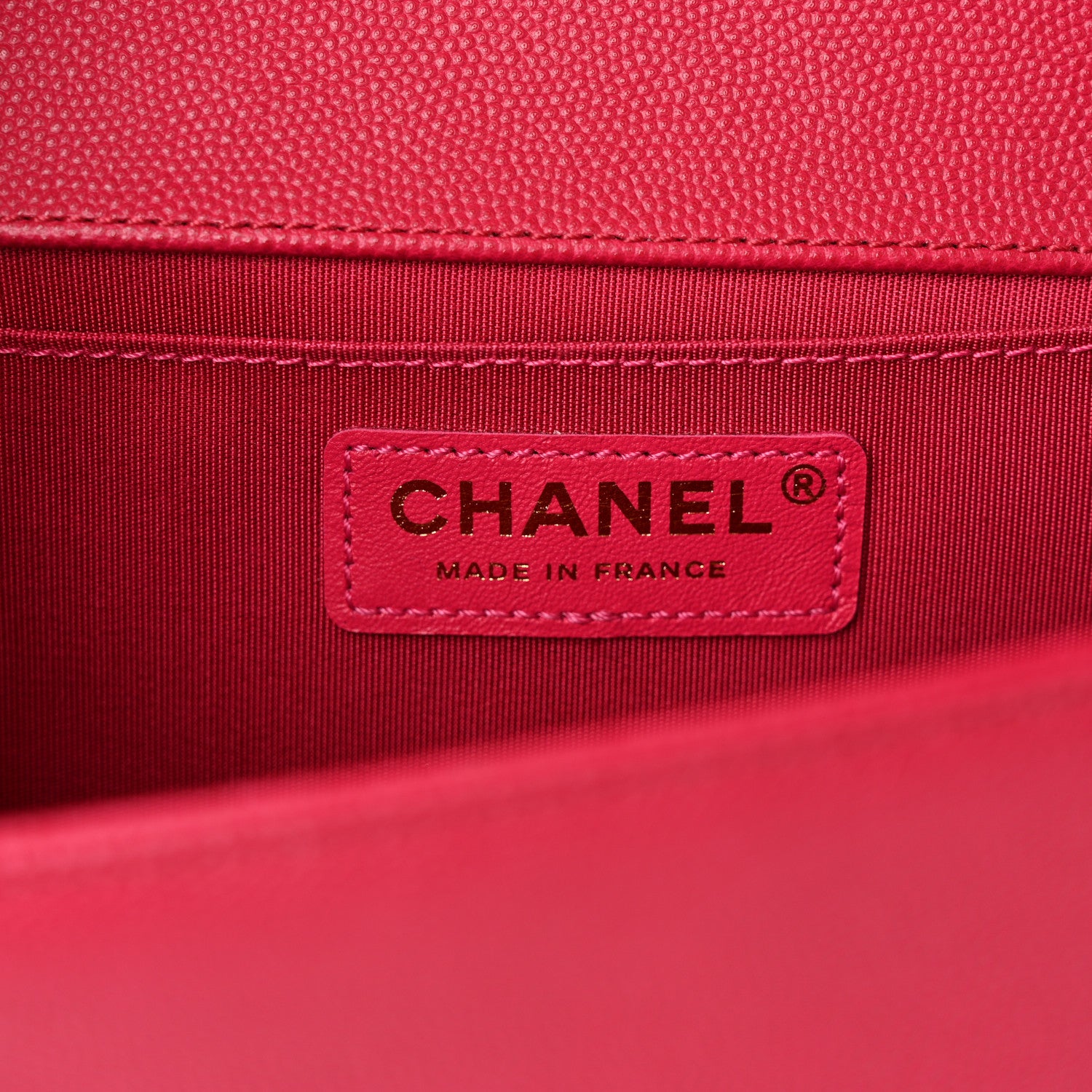 Chanel Caviar Quilted Medium Boy Flap Fuchsia 6 of 14