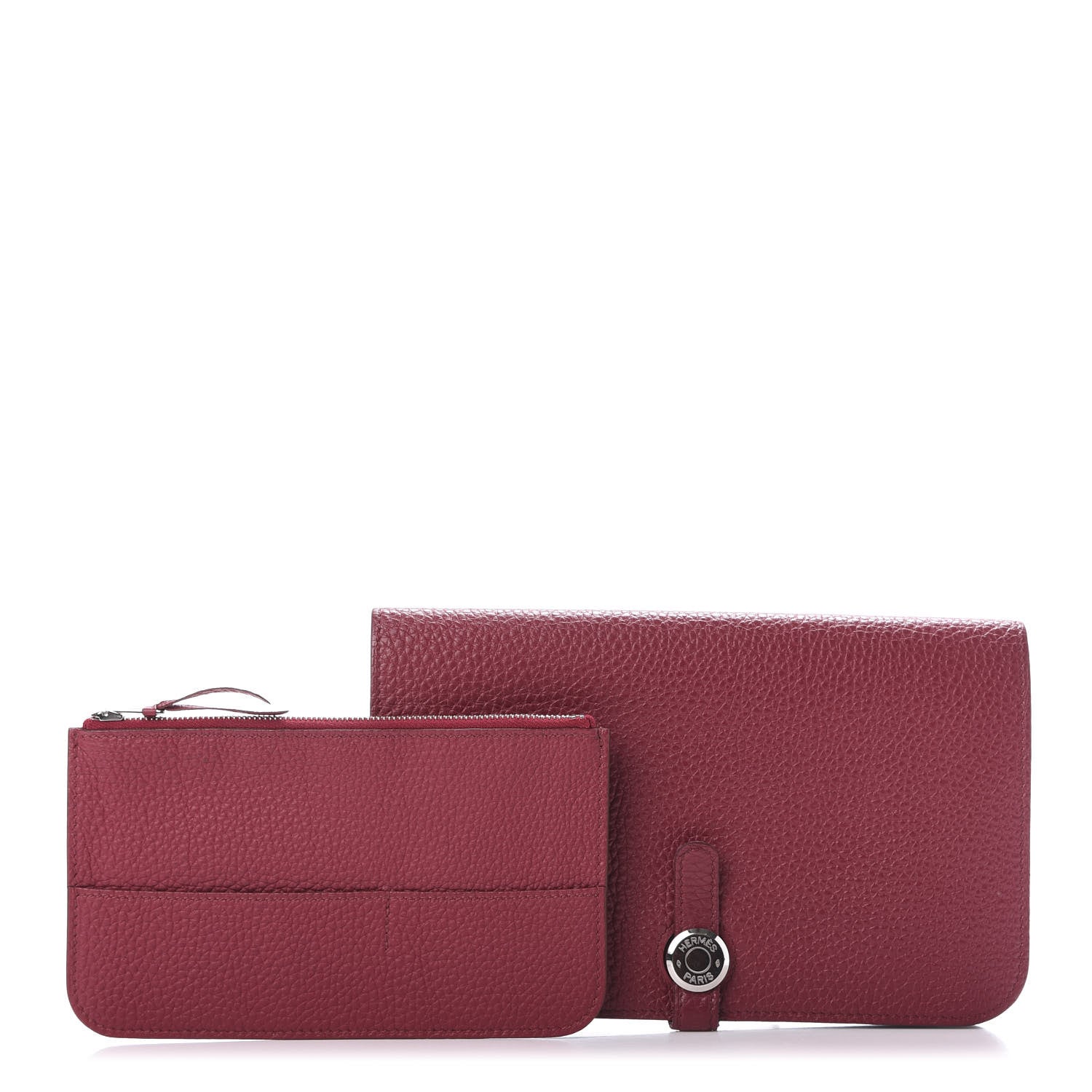 Hermes Togo Dogon Duo Wallet Rubis 1 of 13