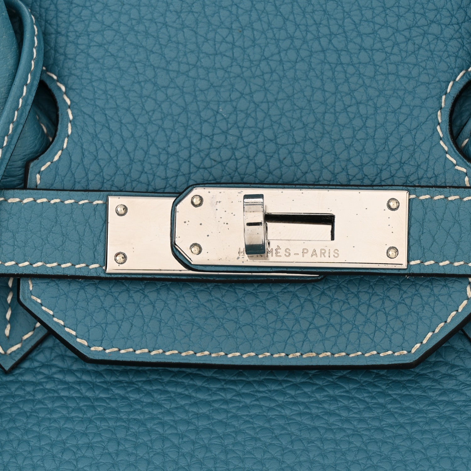 Hermes Taurillon Clemence BIRKIN 35 Blue Jean 20 of 20