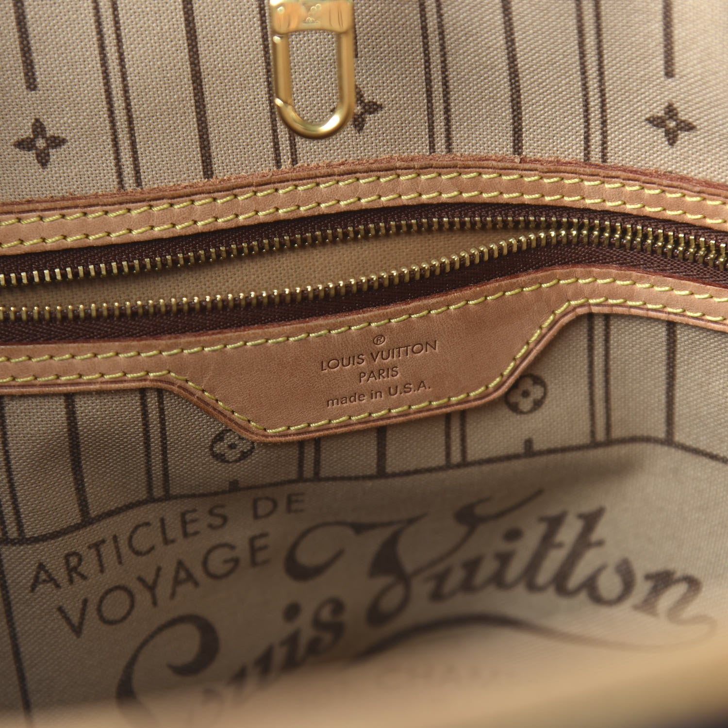 Louis Vuitton Monogram Neverfull MM 8 of 10