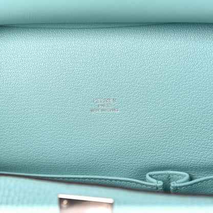 Hermes Swift Taurillon Clemence Jypsiere 28 Bleu Atoll 8 of 15