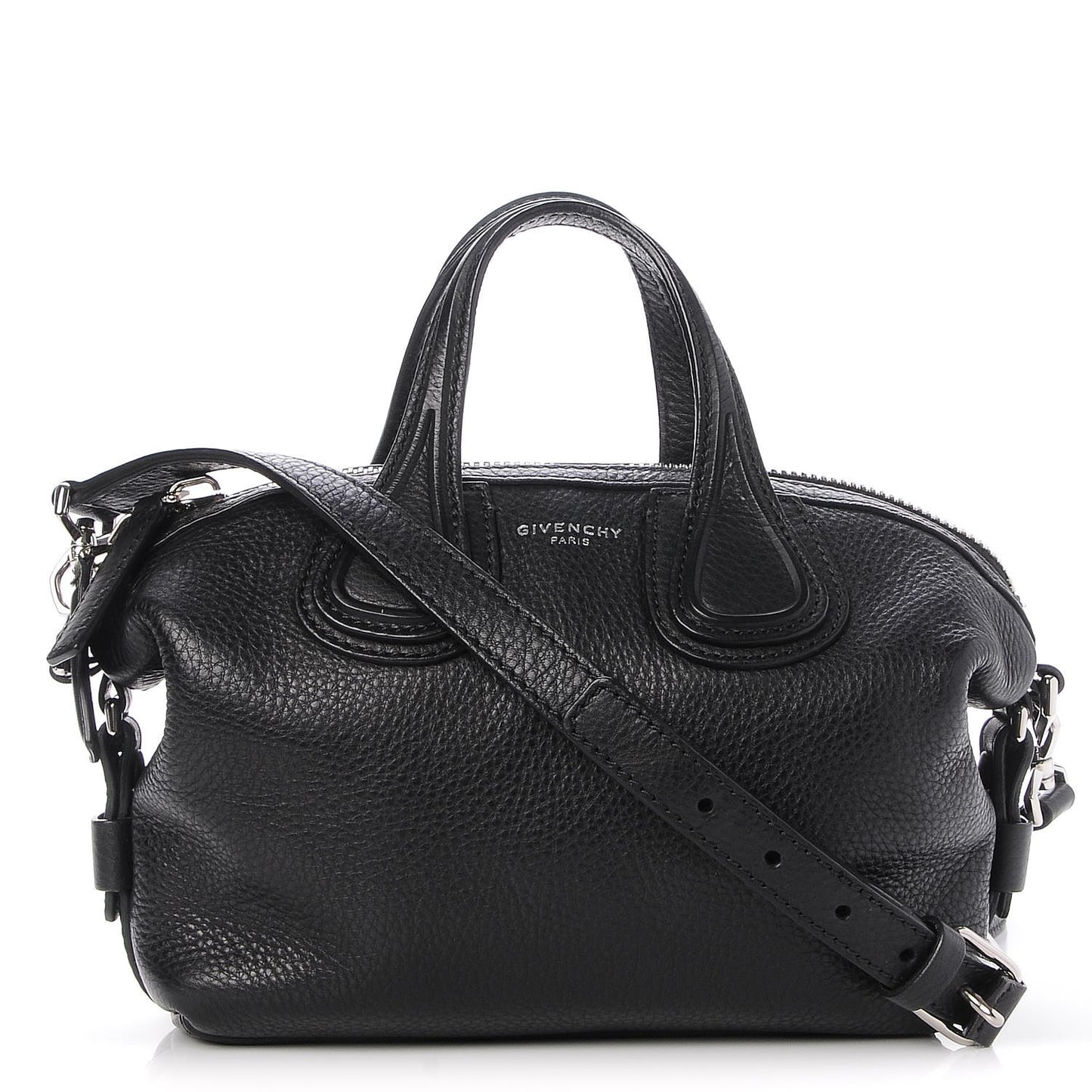 Waxed Calfskin Micro Nightingale Black