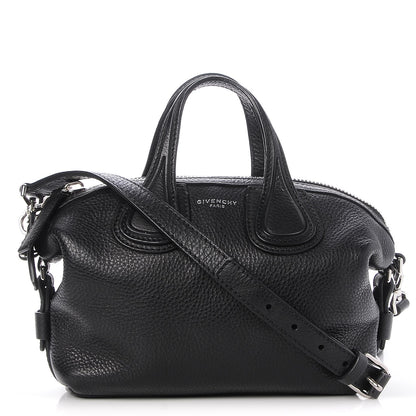 Givenchy Waxed Calfskin Micro Nightingale Black 1 of 8