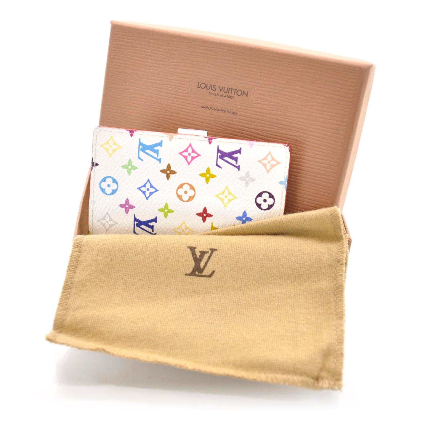 Monogram Multicolor Carnet de Bal Mini Agenda Cover White