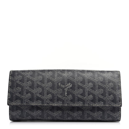 Goyard Goyardine Varenne Long Wallet Grey 1 of 7