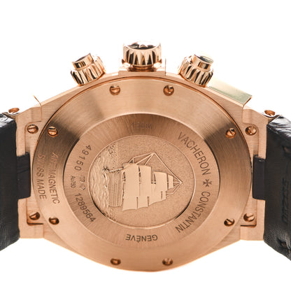 Vacheron Constantin 18K Pink Gold Alligator 42mm Overseas Automatic Watch 49150 4 of 5