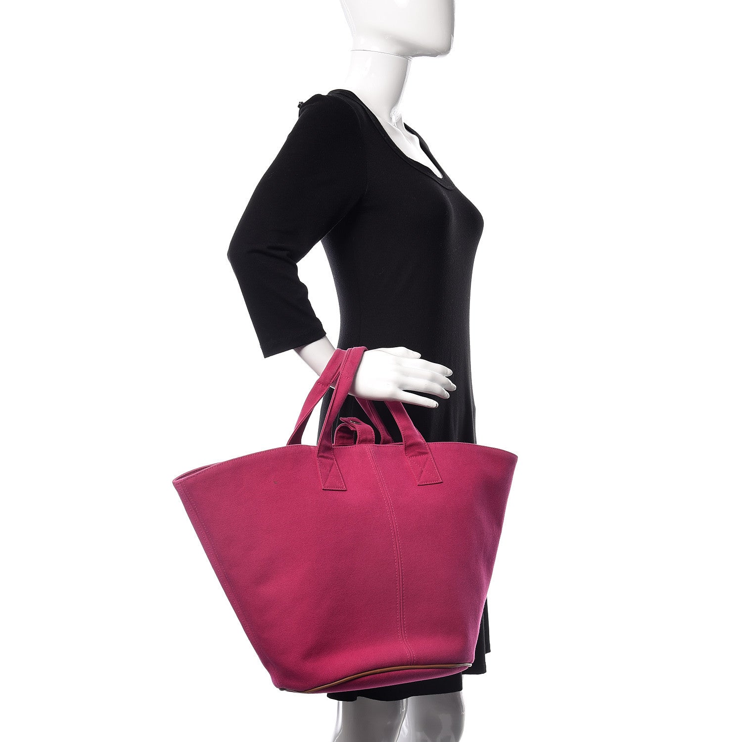 Hermes Canvas Beach Tote 2 of 14