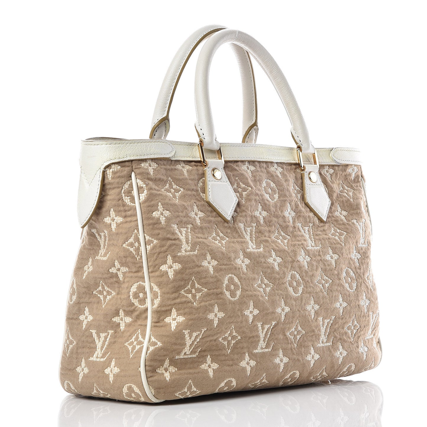 Monogram Sabbia Cabas MM White