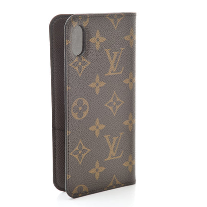 Louis Vuitton Monogram iPhone XS Max Folio Case 3 of 7