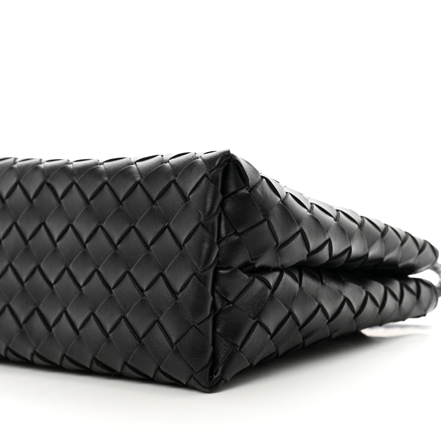 Nappa Intrecciato Small Andiamo Shoulder Bag Black
