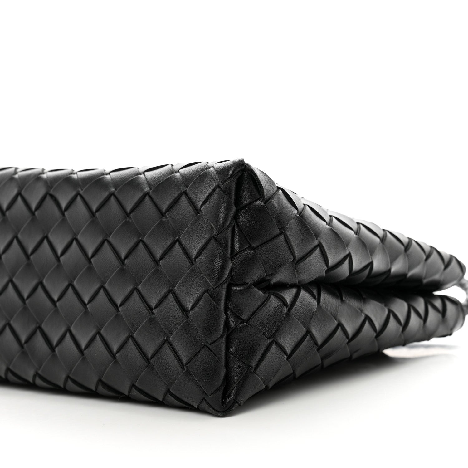 Bottega Veneta Nappa Intrecciato Small Andiamo Shoulder Bag Black 10 of 11