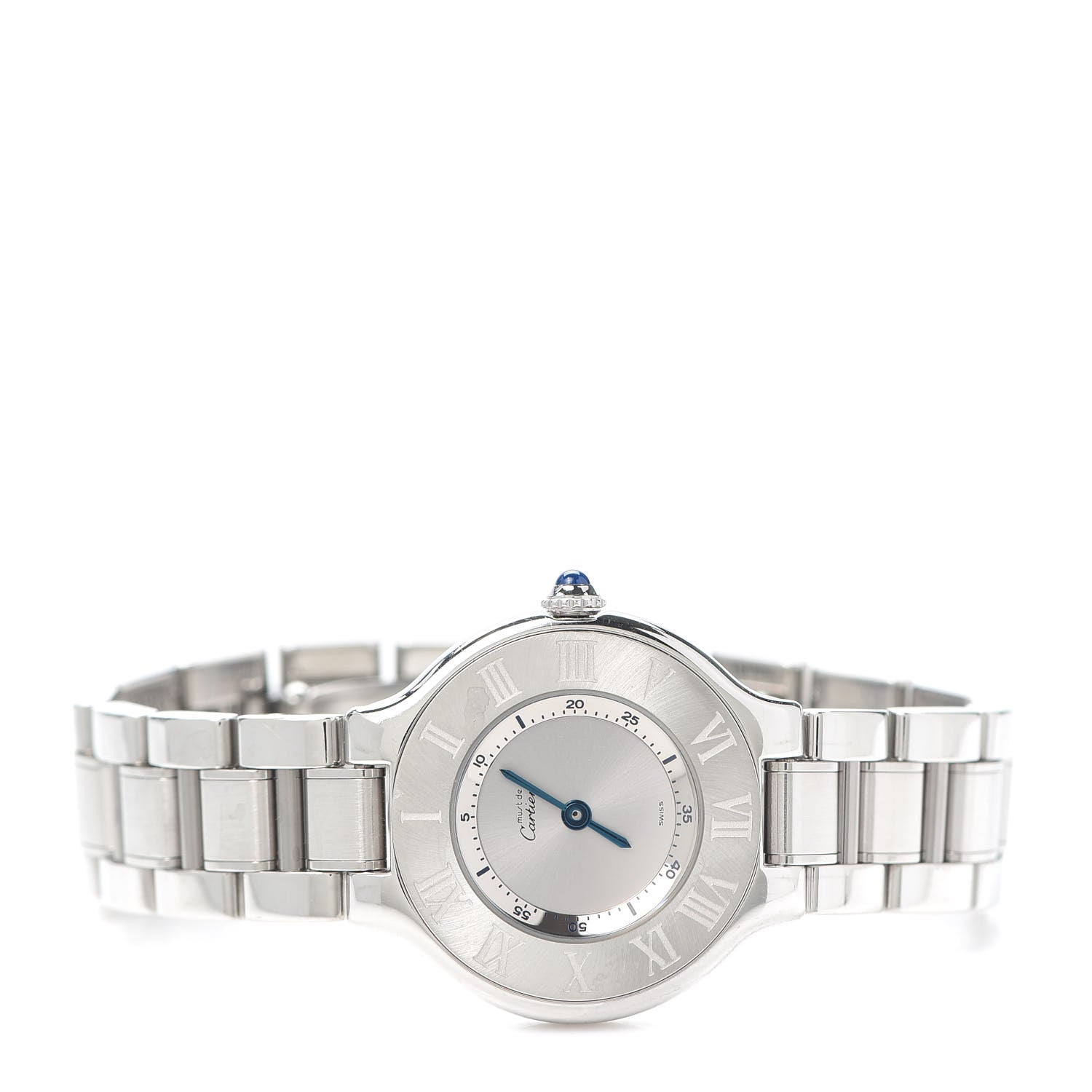 Cartier Stainless Steel 28mm Must De 21 Quartz Watch 2 of 5