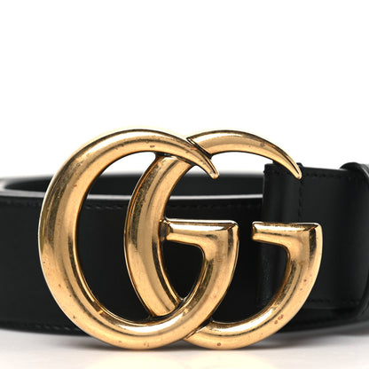 Gucci Calfskin Double G 40mm Belt 95 38 Black 2 of 6