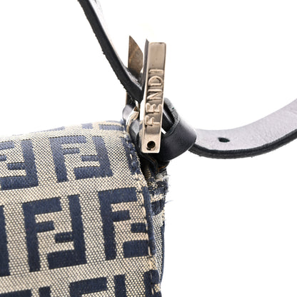 Fendi Zucchino Baguette Navy 11 of 14
