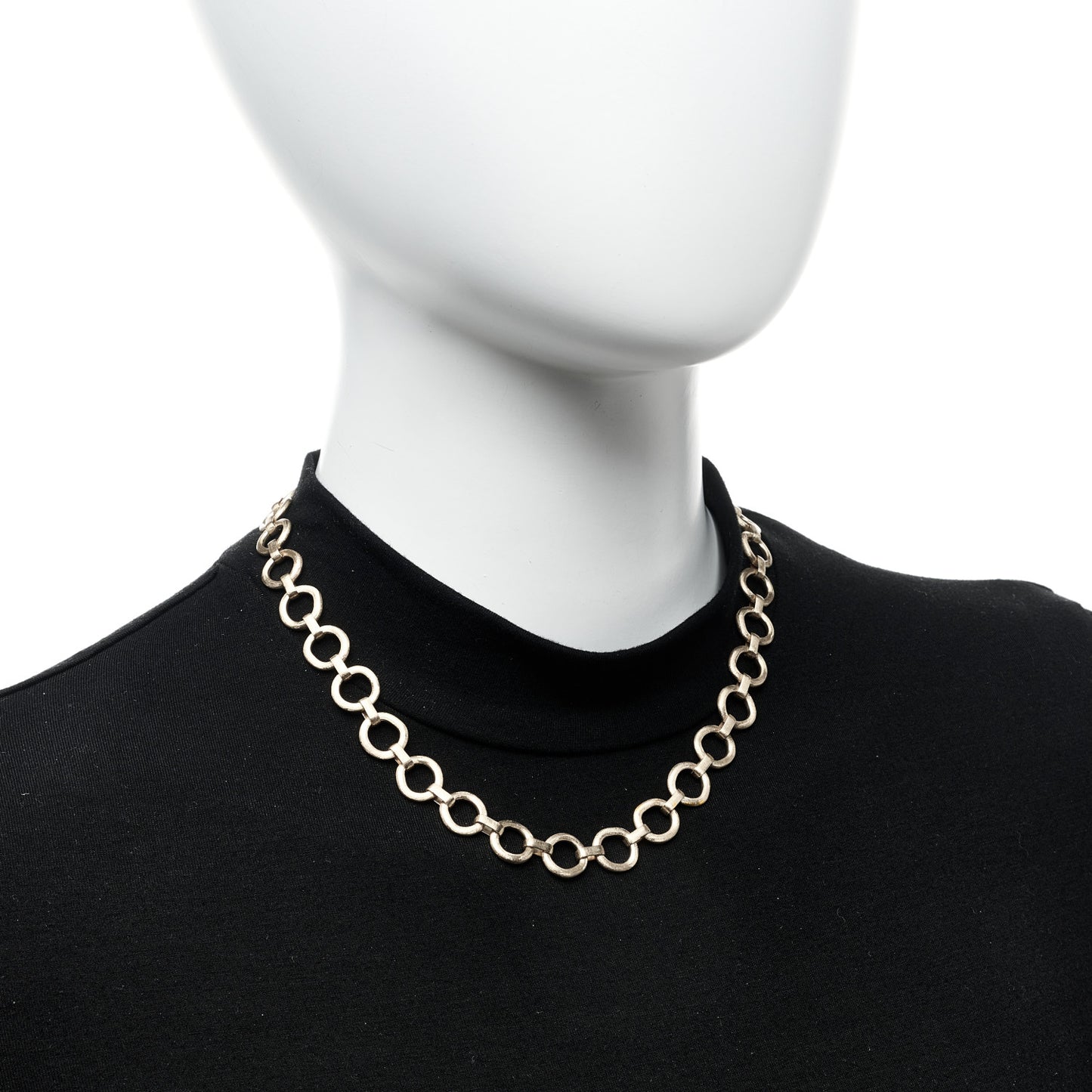 18K Yellow Gold Jaipur Flat Link Necklace